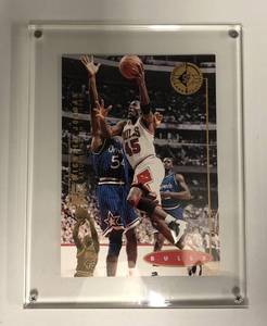 lot 1066 image: Jumbo 1994-95 Upper Deck Michael Jordan Sp Championship Series Basketball Card - Only 7,500 Made