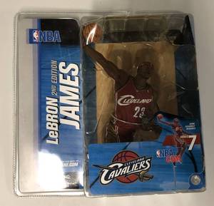 lot 1072 image: New In Package LeBron James McFarlane Figure from 2004