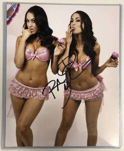 lot 1088 image: Signed 8x10 Photograph Bella Twins With Certificate of Authenticity