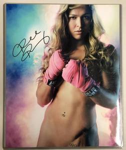 lot 1089 image: Signed 8x10 Photograph Rhonda Rousy With Certificate of Authenticity