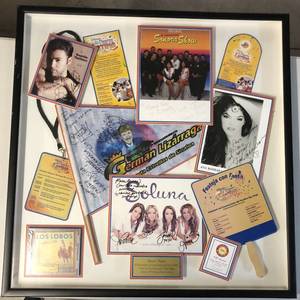 lot 1097 image: Large Framed Collage 3rd Annual Magic Disneys Fiesta Latina - Multiple Autographed Pieces Large 3ft by 3ft Framed Piece