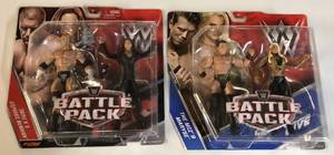 lot 1107 image: Two WWE New In Package Battle Packs - The Miz & Maryse - Stephanie McMahon & Triple H