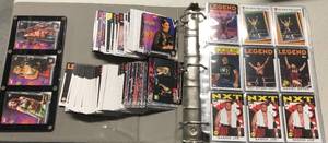 lot 1110 image: Large Collection of WWE Wrestling Trading Cards - Topps Heritage, Topps, & More