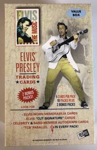 lot 1019 image: Elvis Presley The Music Press Pass Value Box - 70 Elvis Cards In 7 Packs