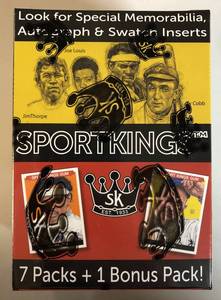 lot 1021 image: SportKings Blaster Box with 8 Packs - Reprints of 1933 with New Players - Guaranteed Jersey or Autograph Card In Box