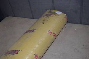 lot 100 image: Roll Duratex Rigid Banner Double Sided WhiteGray 38 x 164 feet
