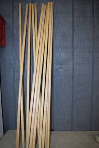 lot 110 image: 12 Wooden Handles 54