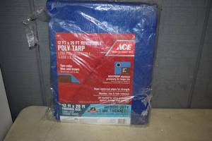 lot 136 image: 12 x 20 Poly Tarp