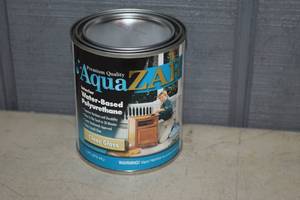 lot 154 image: 6 Pints Aqua Zar Water-Based Polyurethane Clear Gloss
