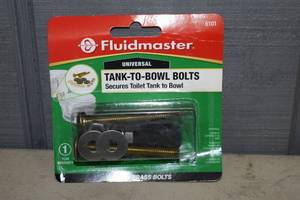 lot 157 image: 10 Fluidmaster Tank to Bowl Bolts Repair Kits
