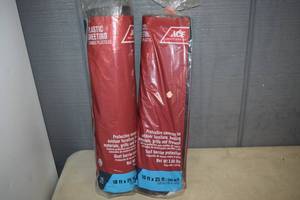 lot 191 image: 2 Rolls Plastic Sheeting 10 x 25 x 3 mil