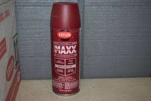 lot 213 image: 6 Cans Krylon Cover Maxx Spray Paint