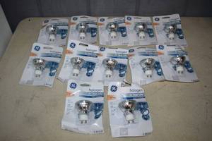 lot 240 image: 12 GE Halogen Indoor Floodlights 50 Watt