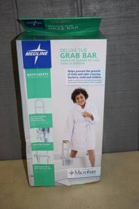 lot 283 image: Medline Deluxe Tub Grab Bar