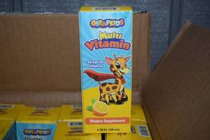 lot 293 image: 20 Bottles Girafkids Multi Vitamin Syrup for Children 4 ounces Expires Feb2021