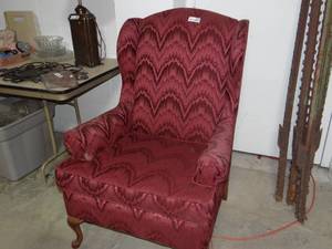 lot 5848 image: Wing Back Chair