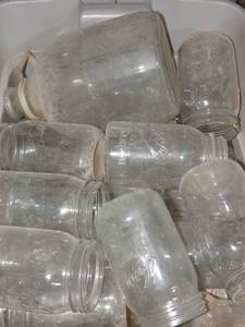 lot 5874 image: Large Lot of Canning Jars
