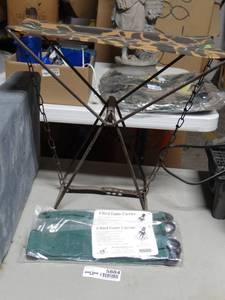 lot 5884 image: Hunting Seat and Bird Game Carriers
