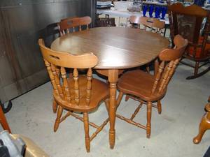 lot 5904 image: Table and Chairs
