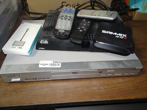 lot 5953 image: Cinevision DVD Player and etc.