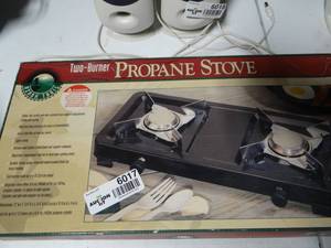 lot 6017 image: 2 Burner Propane Stove