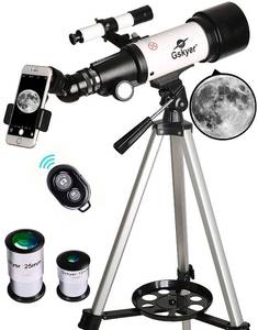 lot 7009 image: Gskyer Telescope, Travel Scope, 70mm Aperture 400mm Az Mount Astronomical Refractor For