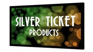 lot 7013 image: Model 169120 Silver Ticket 120 Diagonal 169 4K Ultra HD Ready HDTV (6 Piece Fixed Frame) Projector Screen