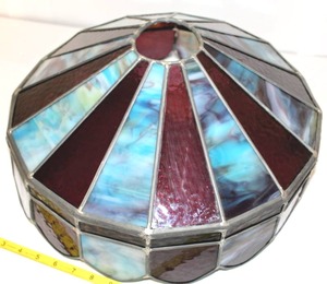 lot 2024 image: Stained Glass ShadeDome