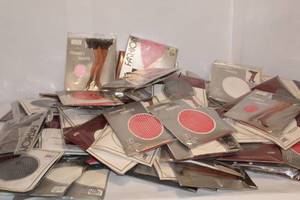 lot 2062 image: Vintage Womens Hosieries Lot of More Than 80 Packages