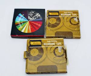 lot 2189 image: High Fidelity Recording Tape x 3