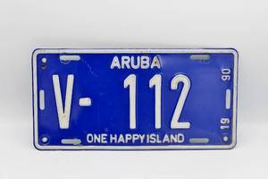 lot 2192 image: Aruba License Plate
