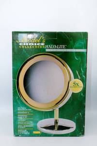 lot 2195 image: Vintage Models Choice Halo- Lite Flex Neck Vanity Mirror New in Box