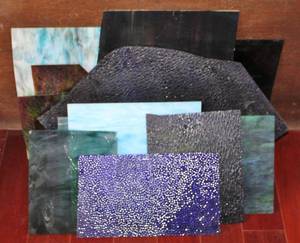 lot 2231 image: Stained Glass Sheets Large Lot - Variety of Colors