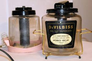 lot 2200 image: 2 Vintage Vaporizers, one in box with instructions