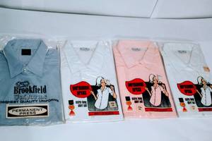 lot 2061 image: 4 Brand New Vintage Permanent Press Shirts