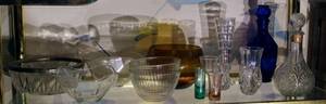 lot 2221 image: 16 pc Lot Vintage Glassware