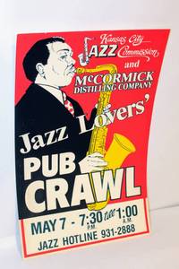 lot 2203 image: Vintage KC Jazz Lovers Pub Crawl Poster