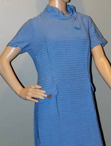 lot 2246 image: Vintage 1960s Leslie Pomer Dress with Zipper Closure in Back