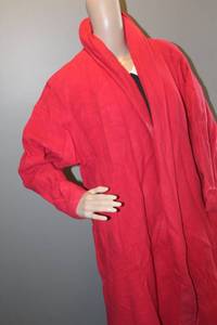 lot 2253 image: Vintage Womens Red Cashmere Dress Coat
