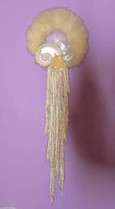lot 2296 image: Seashell Starfish Wall Hanging Decor