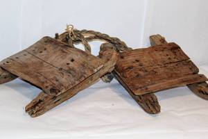 lot 2322 image: Antique Primitive Farm Sled