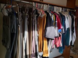 lot 5326 image: Lot of Mens Shirts and Pants Sizes Medium-Large&nbsp