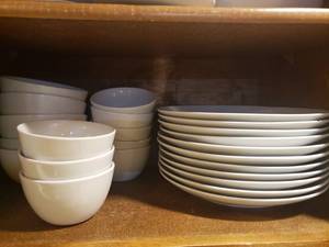 lot 5438 image: White Glass Dishware JCP Home