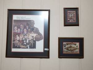lot 5476 image: Lot of 3 Jayhawk Decor with Roy Williams Signature and John B Martin 2031459