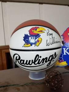 lot 5489 image: Signed Basketball Roy Williams