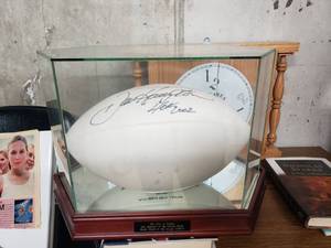 lot 5550 image: NFL Hall of Fame Football