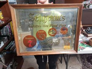 lot 5561 image: Seagrams Bar Mirror