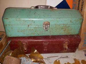 lot 5588 image: Two Vintage Toolboxes