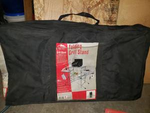 lot 5656 image: Folding Grill Stand