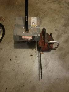 lot 5677 image: Craftsman Cultivator and Homelite ChainSaw
